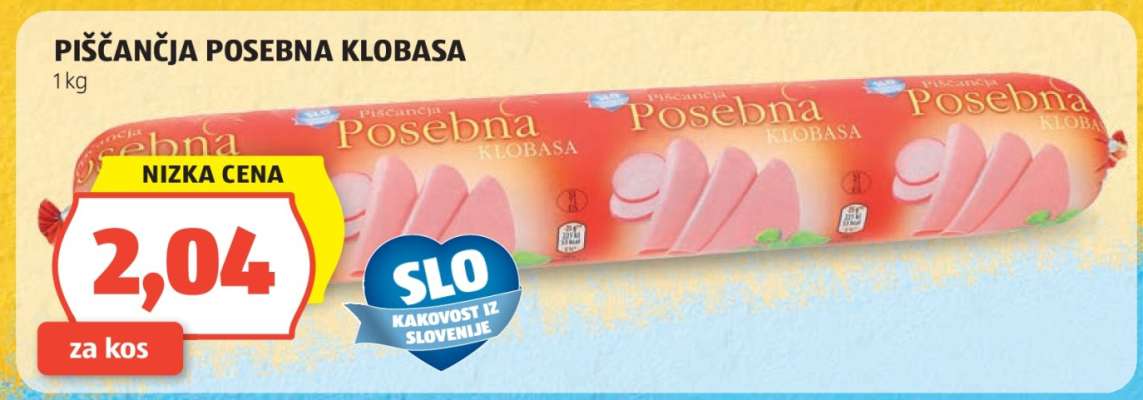 Piščančja posebna klobasa