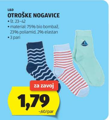 L&D Otroške Nogavice