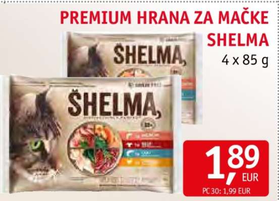 PREMIUM HRANA ZA MAČKE SHELMA