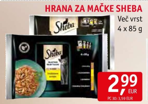 Hrana za mačke Sheba