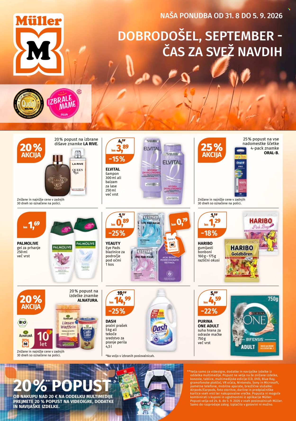 Müller katalog - 31.08.2026 - 05.09.2026. Stran 1