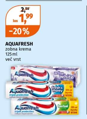 Aquafresh Zobna Krema