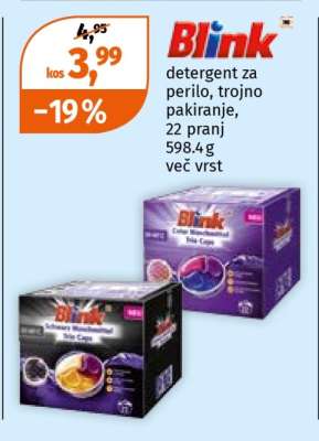 Blink detergent