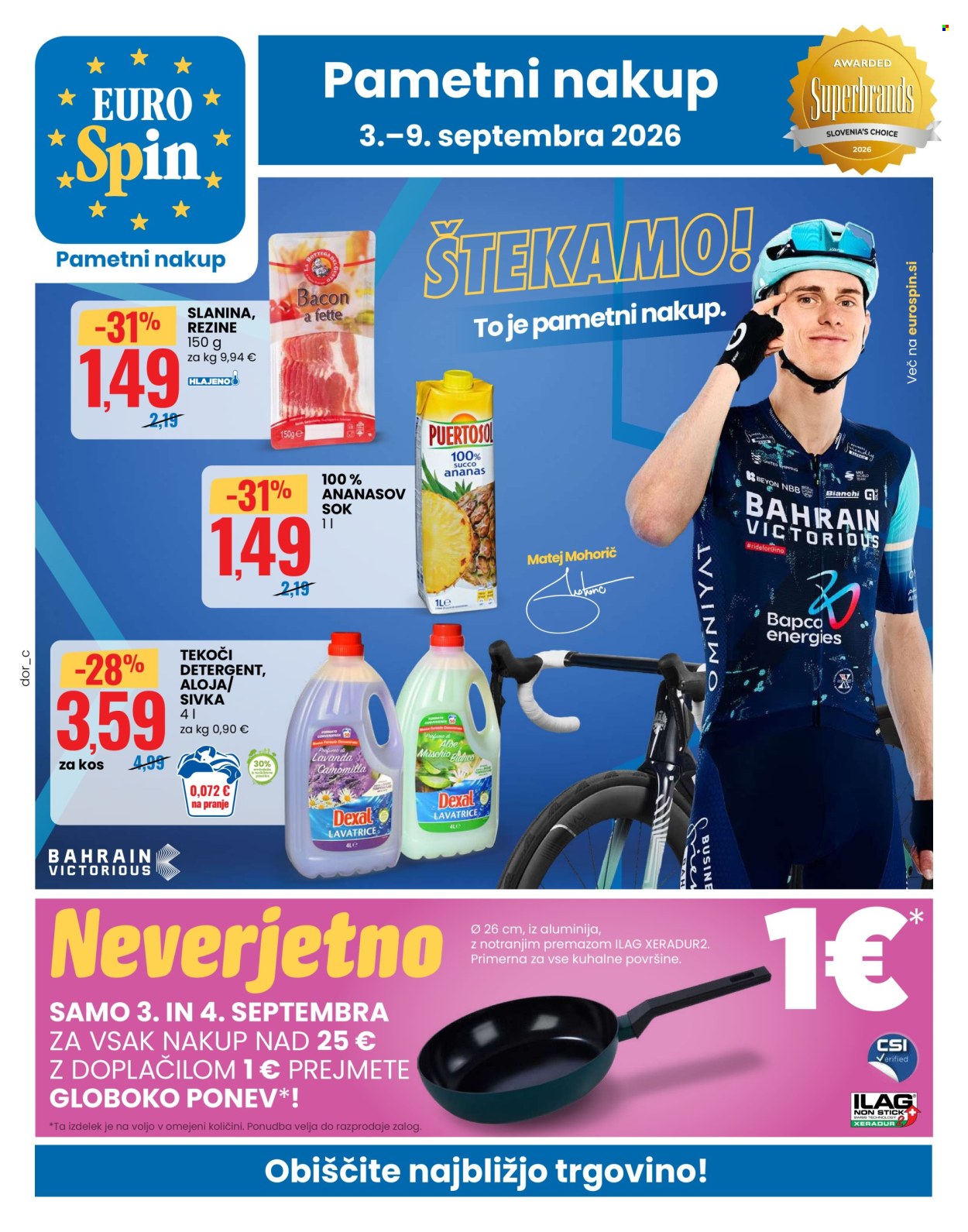 EuroSpin katalog - 03.09.2026 - 09.09.2026. Stran 1
