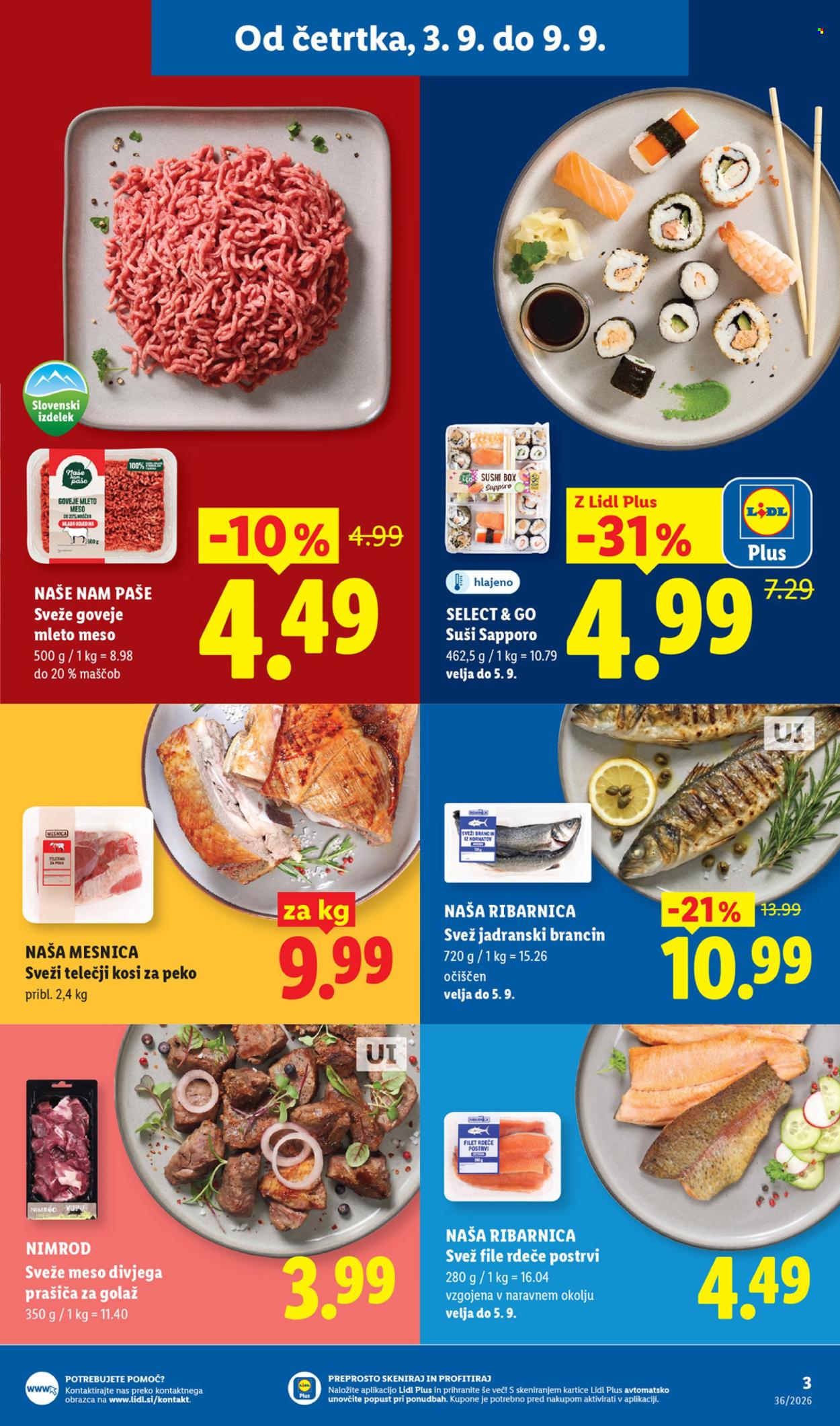 Lidl katalog - 03.09.2026 - 09.09.2026. Stran 3