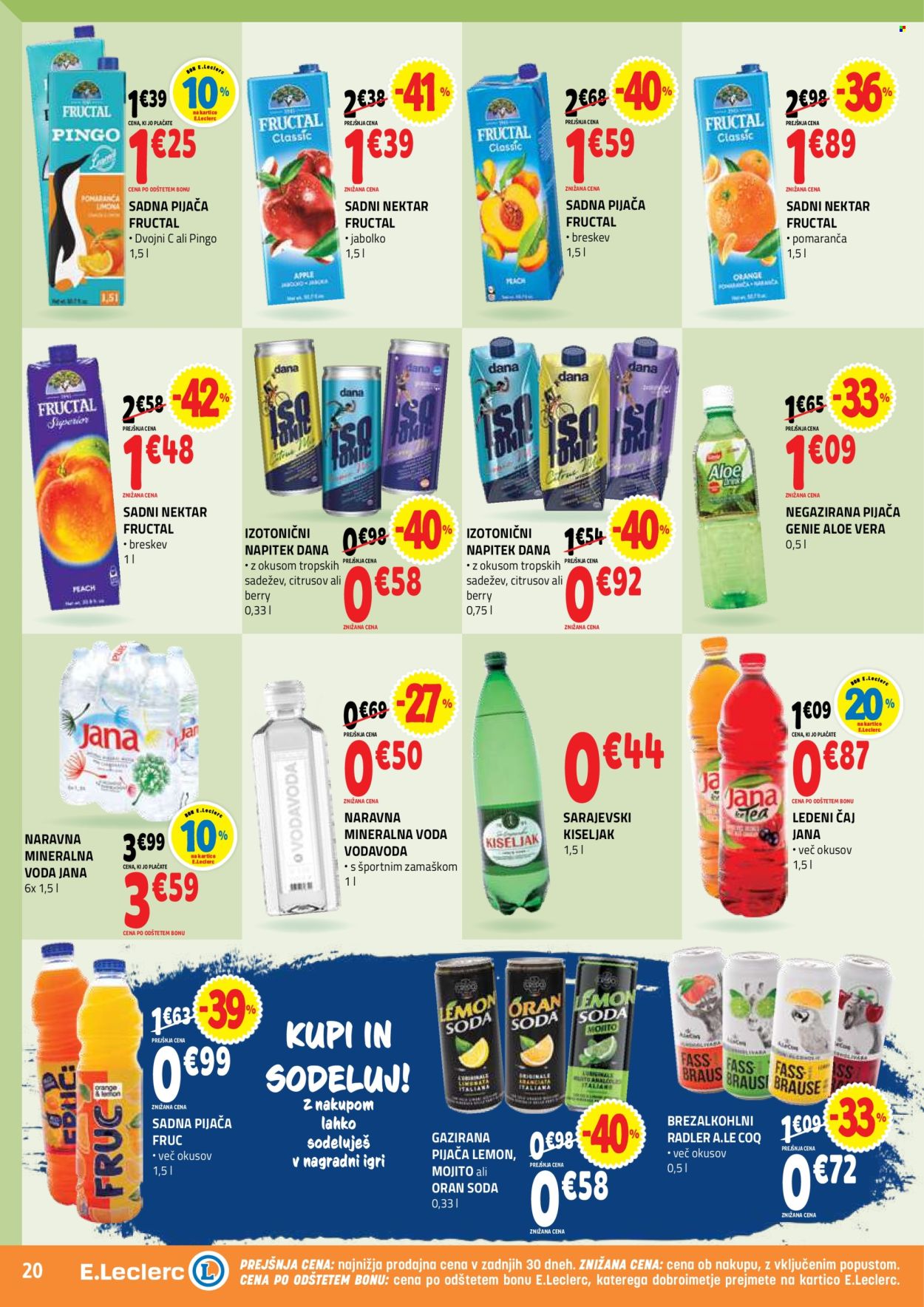 E.Leclerc katalog - 02.09.2026 - 12.09.2026. Stran 20