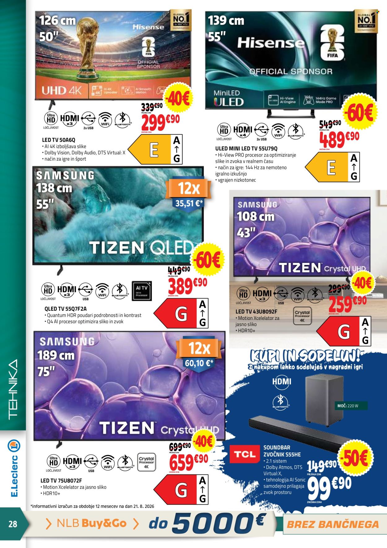 E.Leclerc katalog - 02.09.2026 - 12.09.2026. Stran 28
