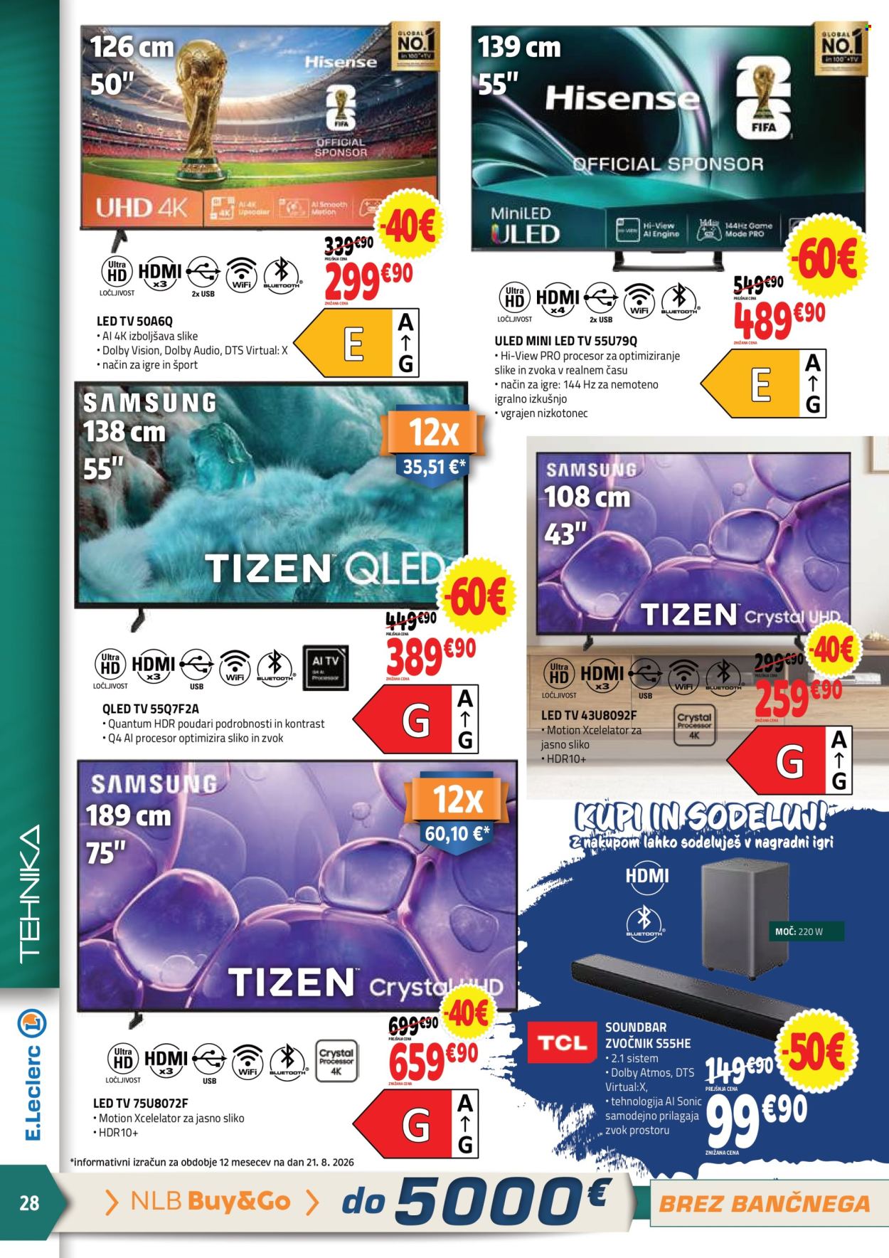 E.Leclerc katalog - 02.09.2026 - 12.09.2026. Stran 2