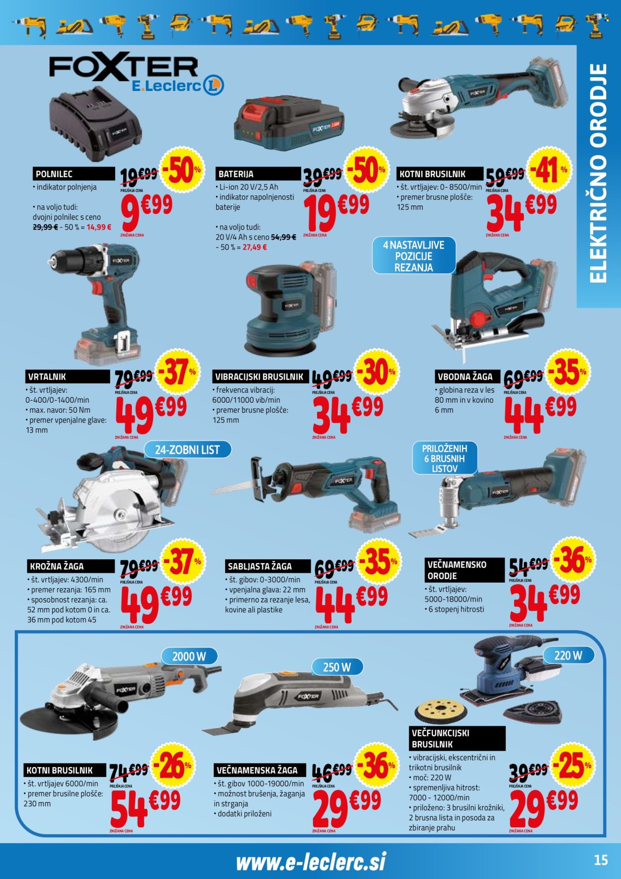 E.Leclerc katalog - 02.09.2026 - 12.09.2026. Stran 15