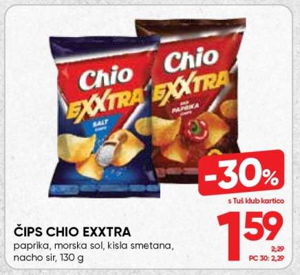 Čips Chio Exxtra
