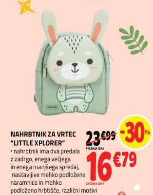 NAHRTBNIK ZA VRTEC “LITTLE XPLORER”