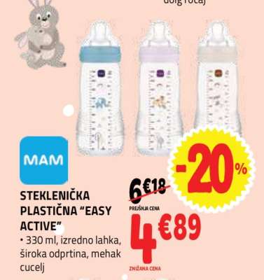 STEKLENIČKA PLASTIČNA “EASY ACTIVE”