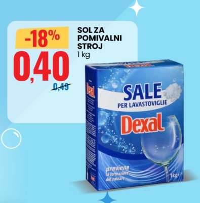 Dexal Sol za Pomivalni Stroj
