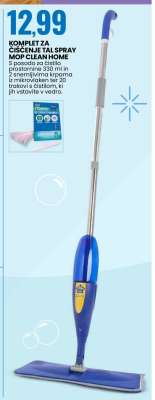 Komplet za čiščenje Tal Spray Mop Clean Home