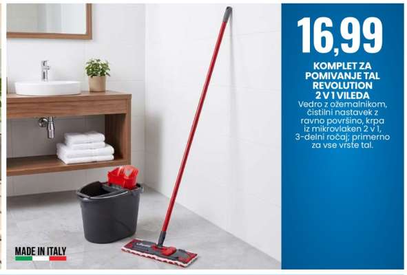 Komplet za pomivanje tal Revolution 2 v 1 Vileda