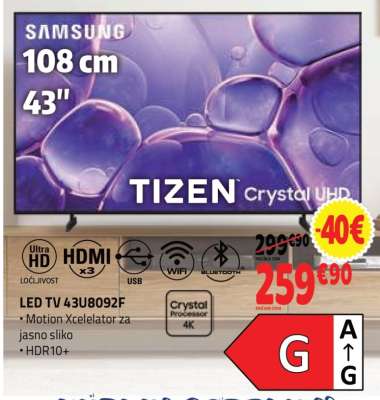 LED TV 43U8092F