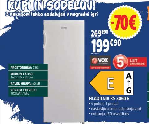 HLADILNIK KS 3060 E