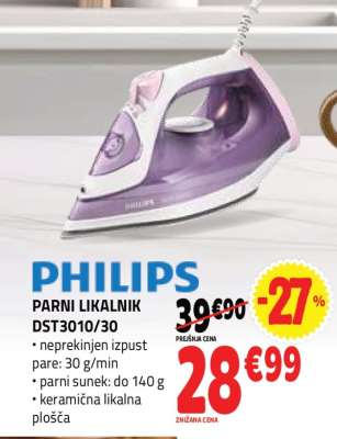 PHILIPS PARNI LIKALNIK DST3010/30