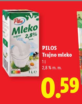 PILOS Trajno mleko