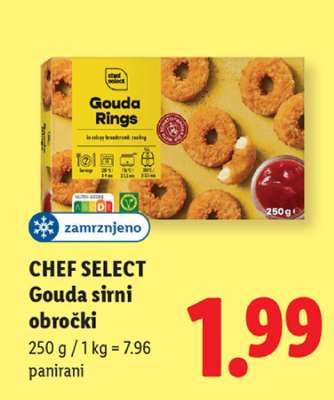 CHEF SELECT Gouda sirni obročki