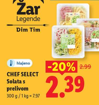 CHEF SELECT Solata s prelivom