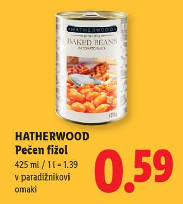 HATHERWOOD Pečen fižol