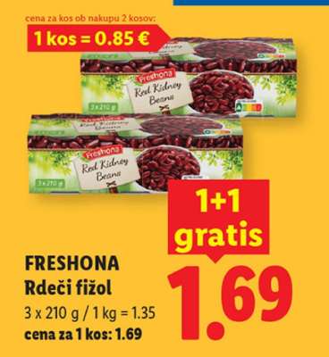 Freshona Rdeči fižol