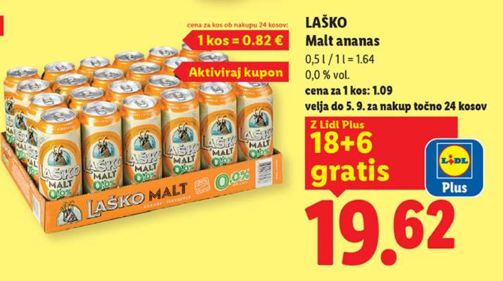 LAŠKO MALT ANANAS