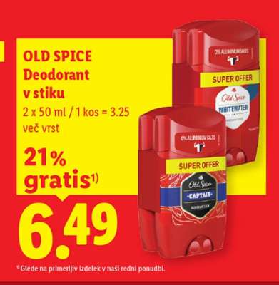 OLD SPICE Deodorant v stiku