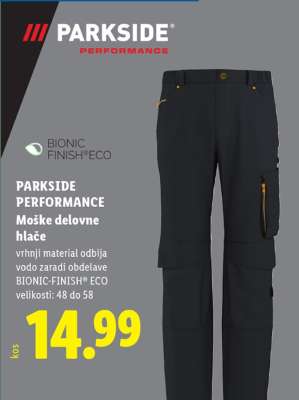 PARKSIDE PERFORMANCE Moške delovne hlače