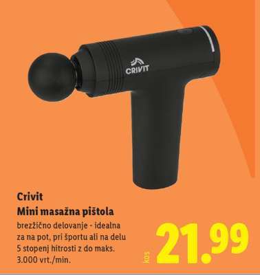 CRIVIT Mini masažna pištola