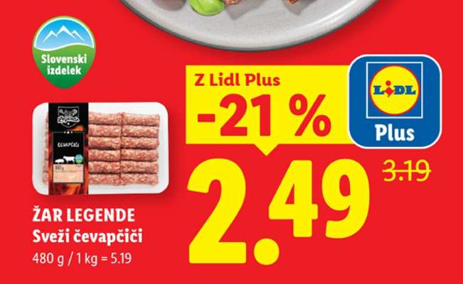 ŽAR LEGENDE Sveži čevapčiči