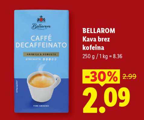 BELLAROM Kava brez kofeina