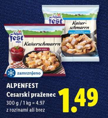 ALPENFEST Cesarski praženec
