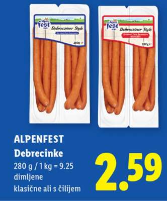 ALPENFEST Debrecinke