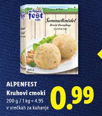 ALPENFEST Kruhovi cmoki