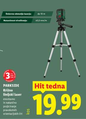 PARKSIDE Križno linijski laser