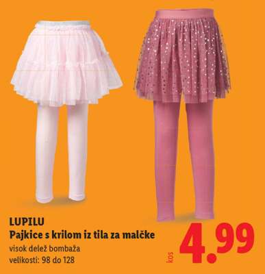 LUPILU Pajkice s krilom iz tila za malčke