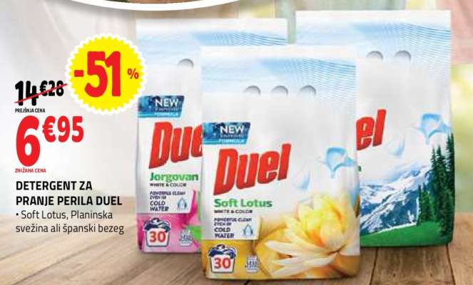 Detergent za pranje perila Duel