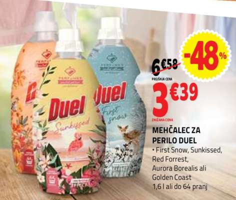 MEHČALEC ZA PERILO DUEL