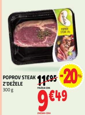POPROV STEAK Z'DEŽELE