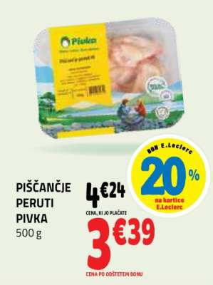 PIŠČANČJE PERUTI PIVKA
