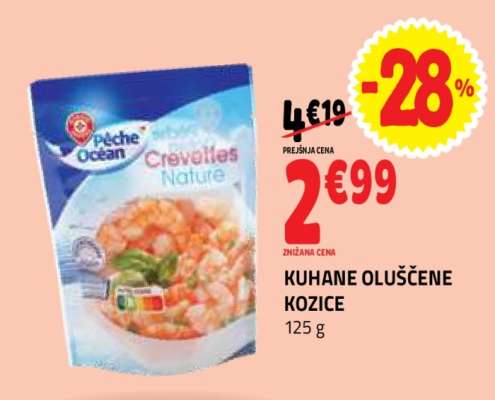 Kuhane oluščene kozice