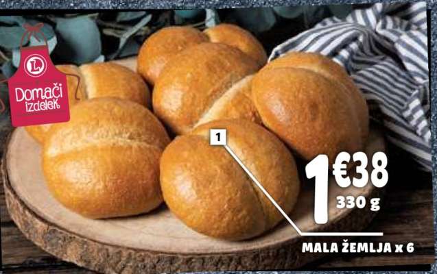 Mala žemlja x 6