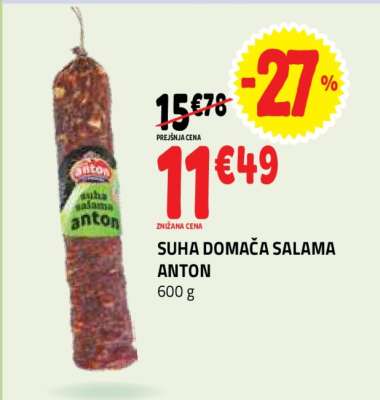 SUHA DOMAČA SALAMA ANTON