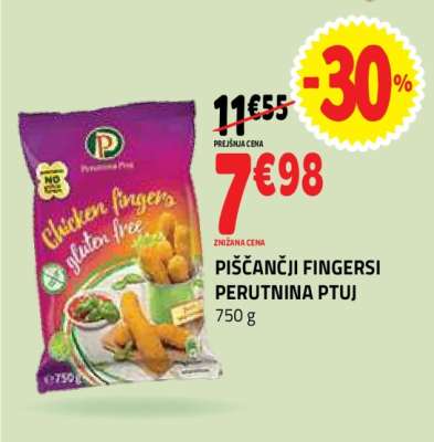 Piščančji fingersi Perutnina Ptuj