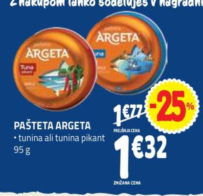 PAŠTETA ARGETA