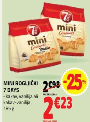 MINI ROGLJIČKI 7 DAYS