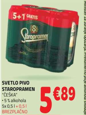 SVETLO PIVO STAROPRAMEN