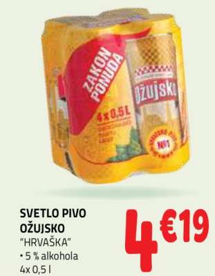 SVETLO PIVO OŽUJSKO